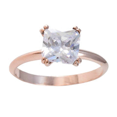 Ha-eun valentine White Solitaire Ring
