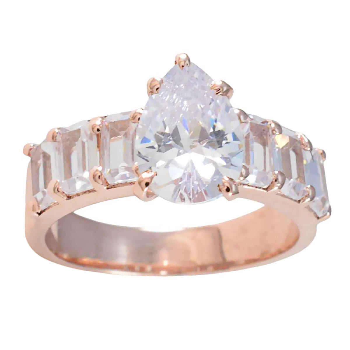 Aisha Love White Hepta Ring