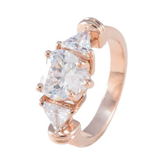 Ananya Trendy White Trilogy Ring