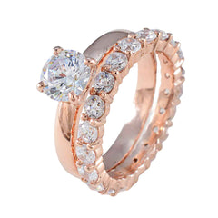 Dayana valentine White multiple Ring