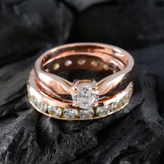 Gabriela Engagement White multiple Ring