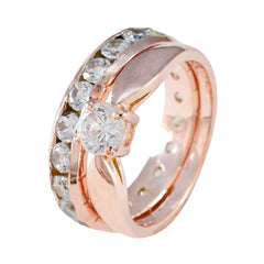 Gabriela Engagement White multiple Ring