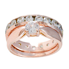 Gabriela Engagement White multiple Ring
