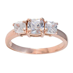 Aaliyah Luxurious White Trilogy Ring