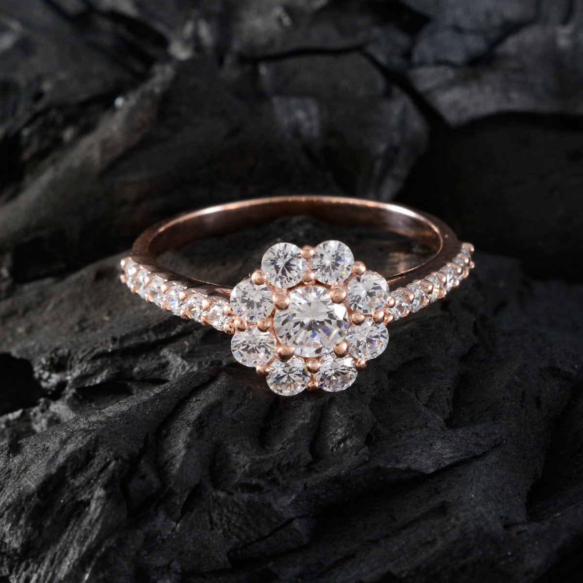 Ying Graceful White Halo Ring