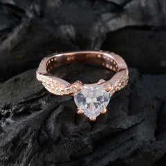 Victoria Heart White Halo Ring