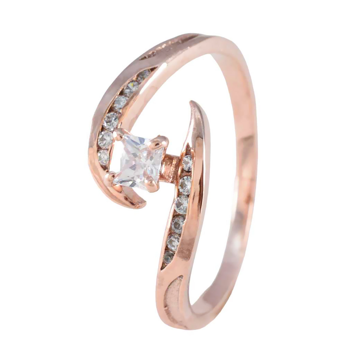 Camilla Feminine White Halo Ring