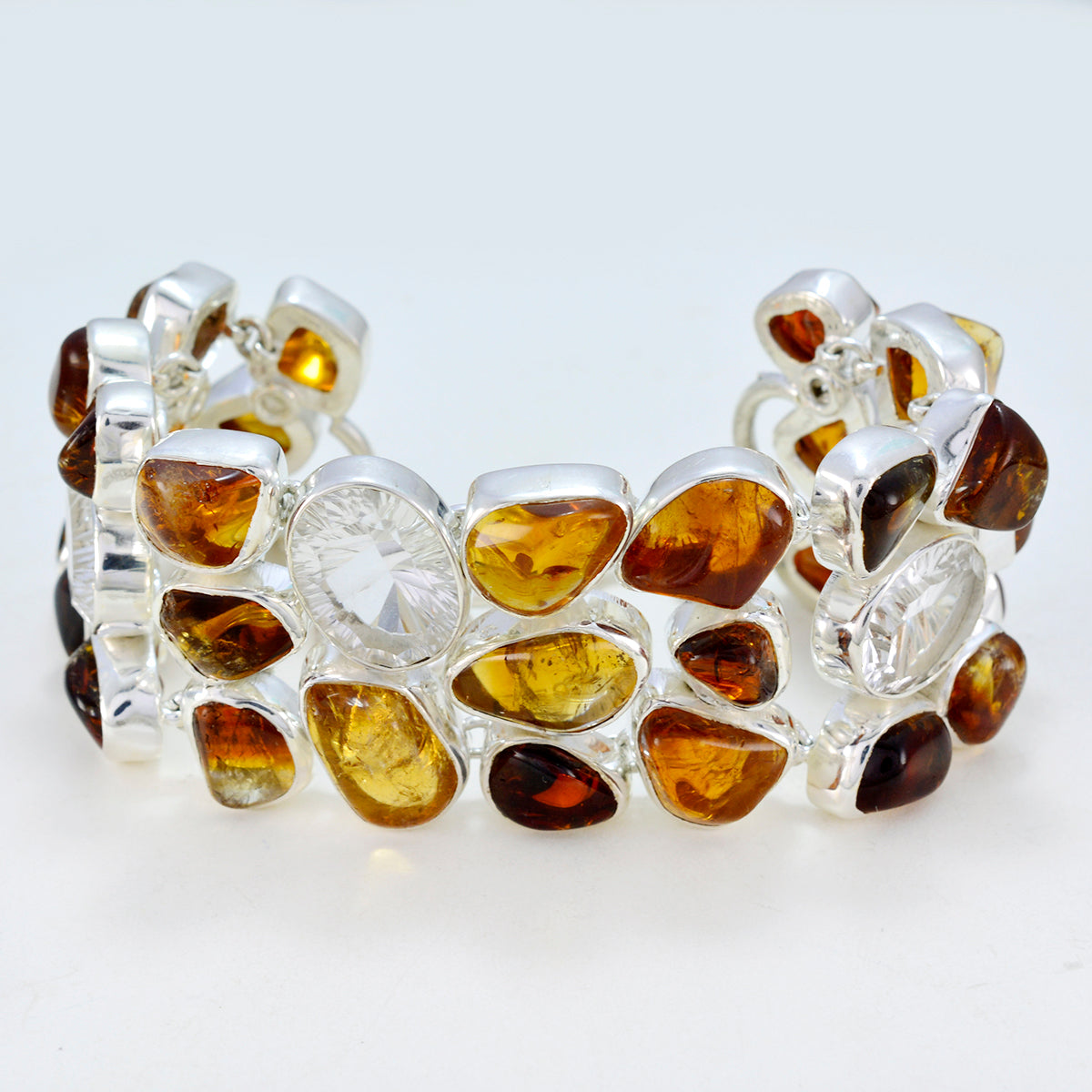 Natalie hollywood Chunky Brown Links Bracelet