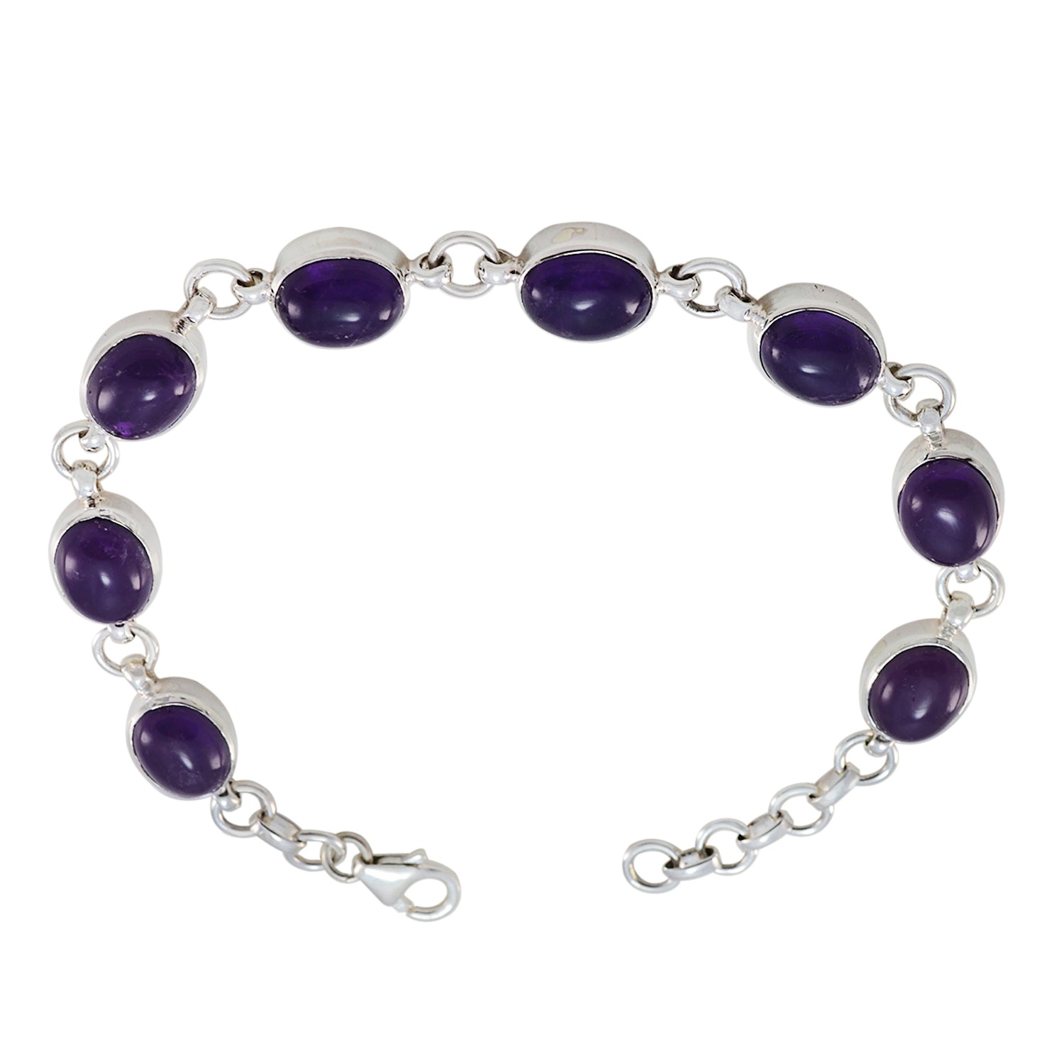Agnes Everyday Minimal Purple Links Bracelet