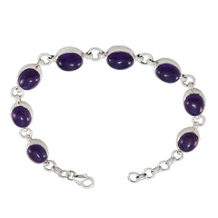 Agnes Everyday Minimal Purple Links Bracelet
