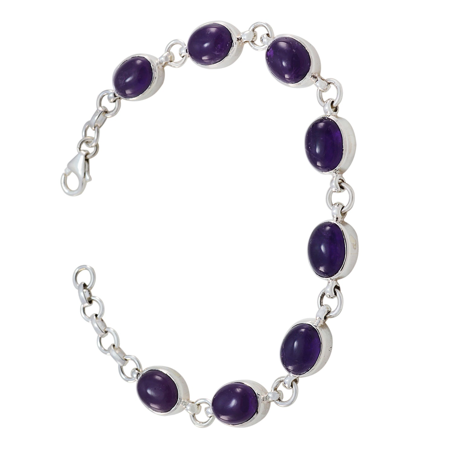 Agnes Everyday Minimal Purple Links Bracelet