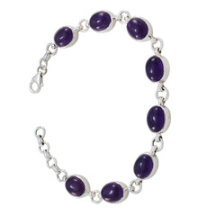 Agnes Everyday Minimal Purple Links Bracelet
