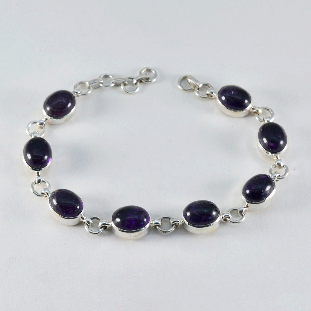 Anna Glamour Tiny Purple Links Bracelet