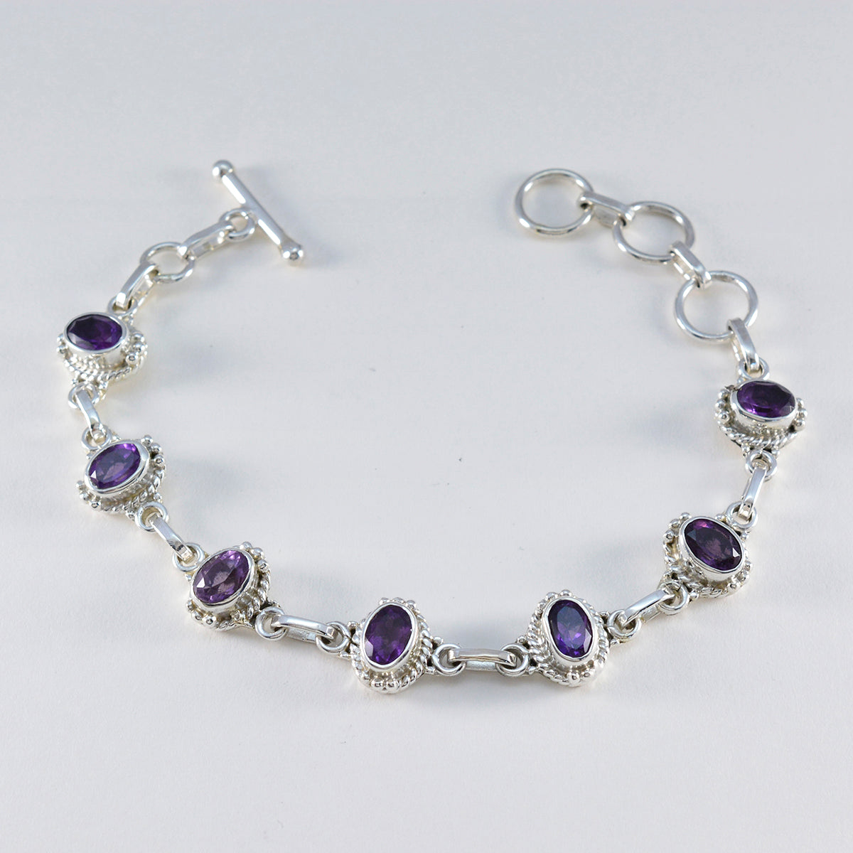 Teresa Baby Shower Classic Purple Links Bracelet