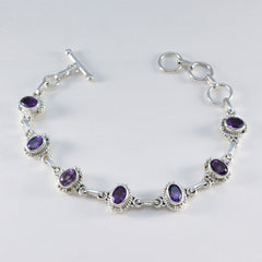 Teresa Baby Shower Classic Purple Links Bracelet