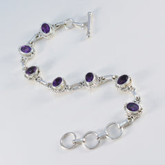 Teresa Baby Shower Classic Purple Links Bracelet