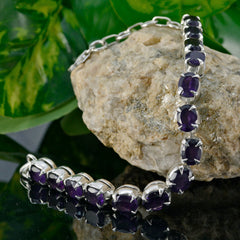 Amelia Red Carpet Mid-weight Purple Tennis Bracelet
