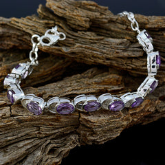 Audrey bollywood Tiny Purple Links Bracelet