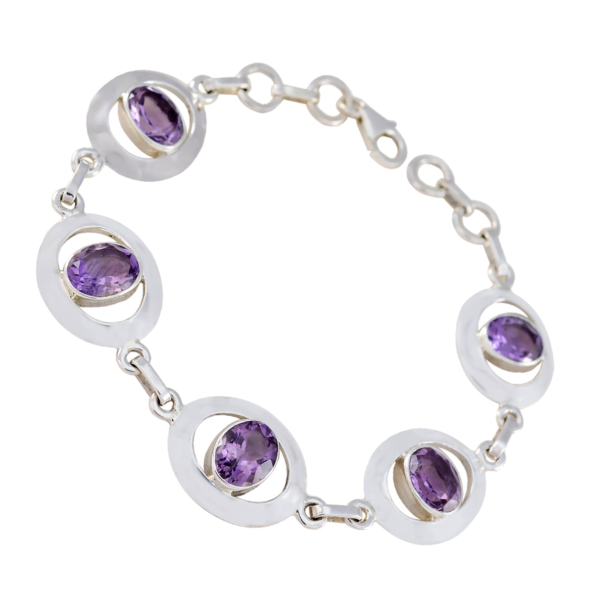 Chloe Memorial Tiny Purple Links Bracelet