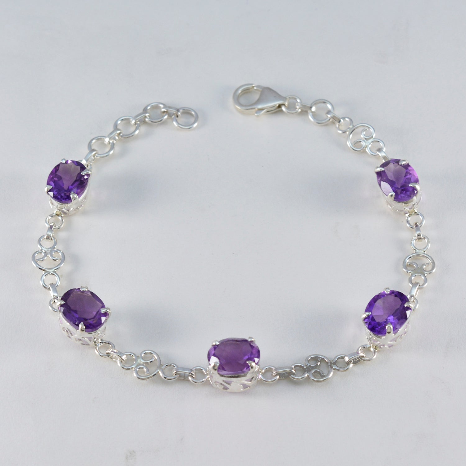 Aurora Gift Featherlight Purple Links Bracelet