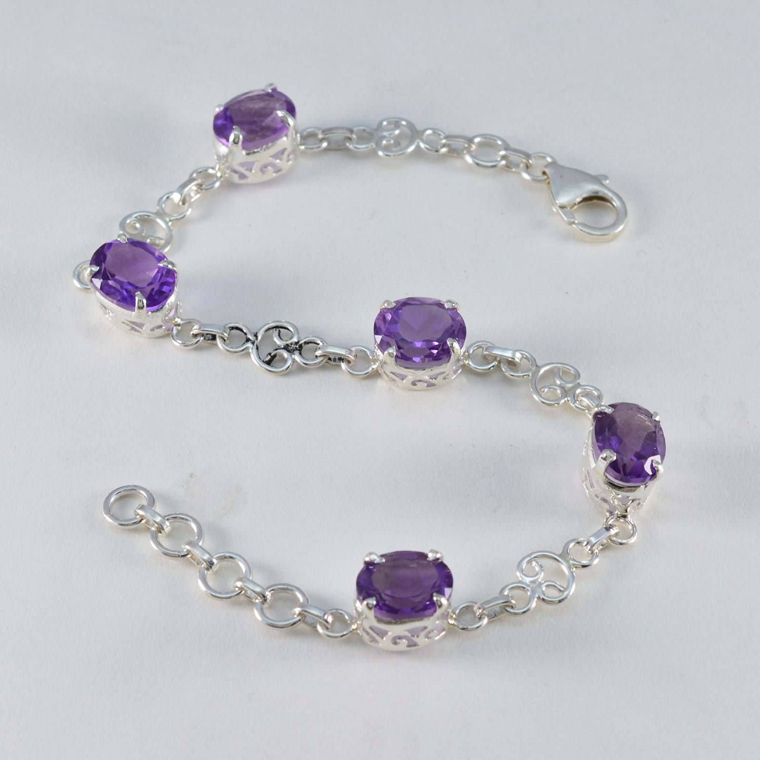 Aurora Gift Featherlight Purple Links Bracelet