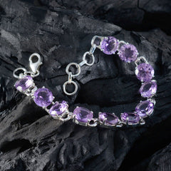 Yasmin Luxury Tiny Purple Links Bracelet
