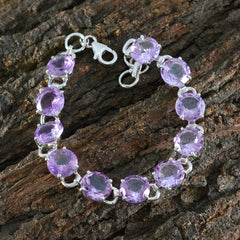 Yasmin Luxury Tiny Purple Links Bracelet