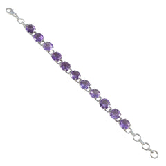 Yasmin Luxury Tiny Purple Links Bracelet
