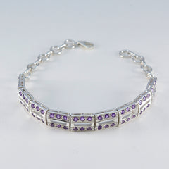 Zoe Couture Minimal Purple Tennis Bracelet