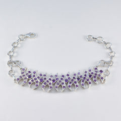 Aaliyah Sparkle Classic Purple Tennis Bracelet