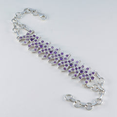 Aaliyah Sparkle Classic Purple Tennis Bracelet