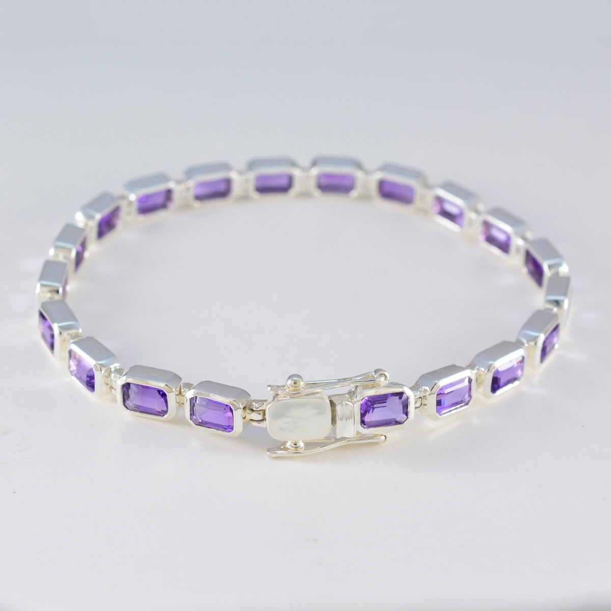 Luna Casual Minimal Purple Tennis Bracelet