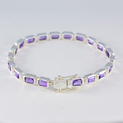Luna Casual Minimal Purple Tennis Bracelet