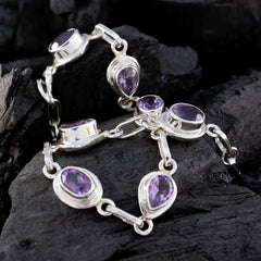 Lili Diwali Featherlight Purple Links Bracelet