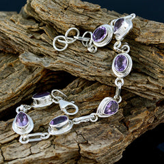 Lili Diwali Featherlight Purple Links Bracelet