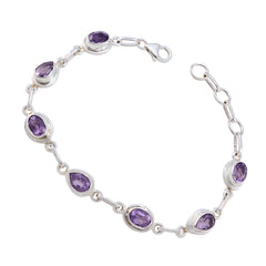 Lili Diwali Featherlight Purple Links Bracelet