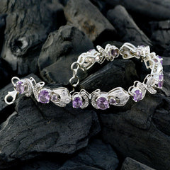 Victoria Akshaya Tritiya Versatile Purple Links Bracelet