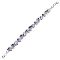 Victoria Akshaya Tritiya Versatile Purple Links Bracelet