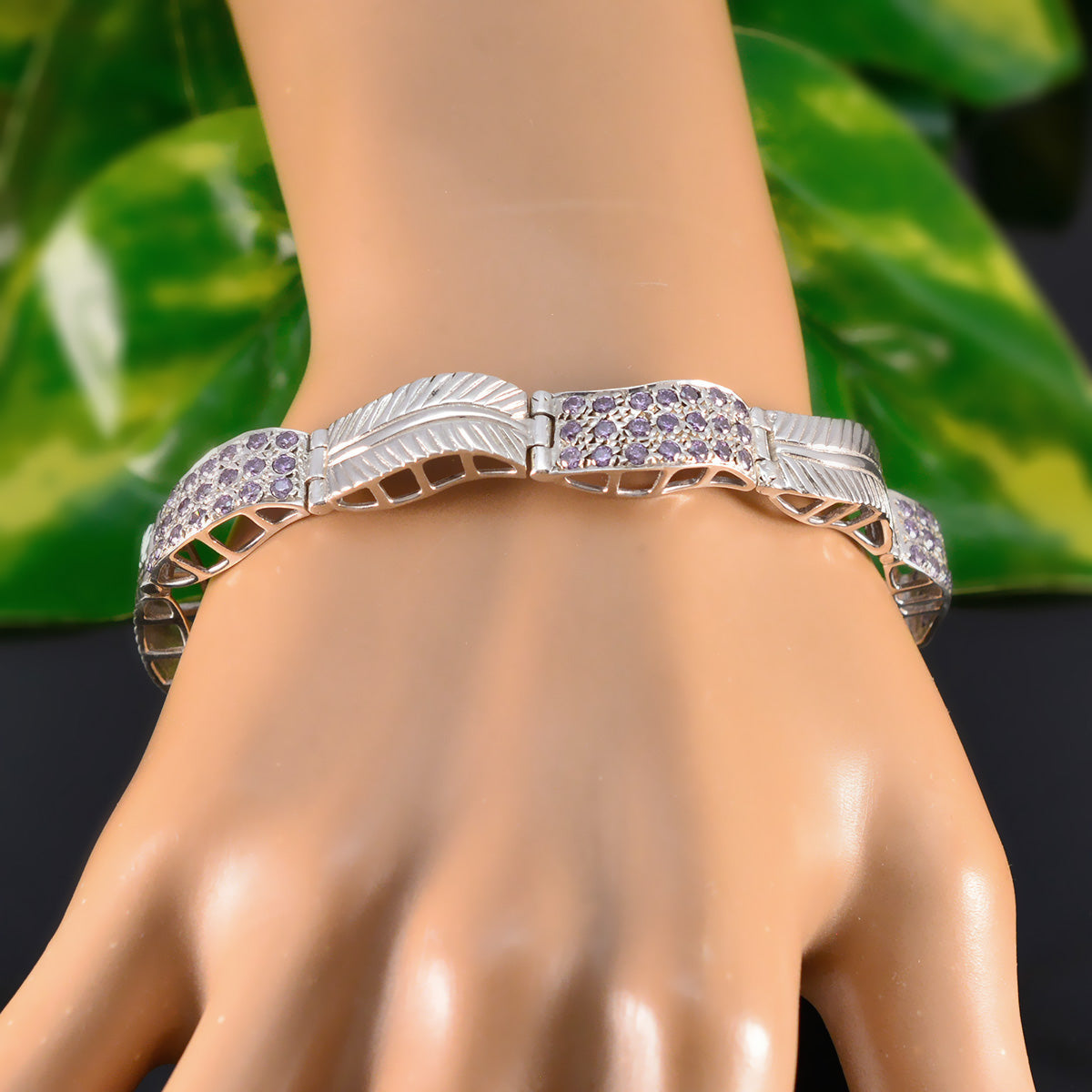 Addison Sentimental Versatile Purple Tennis Bracelet