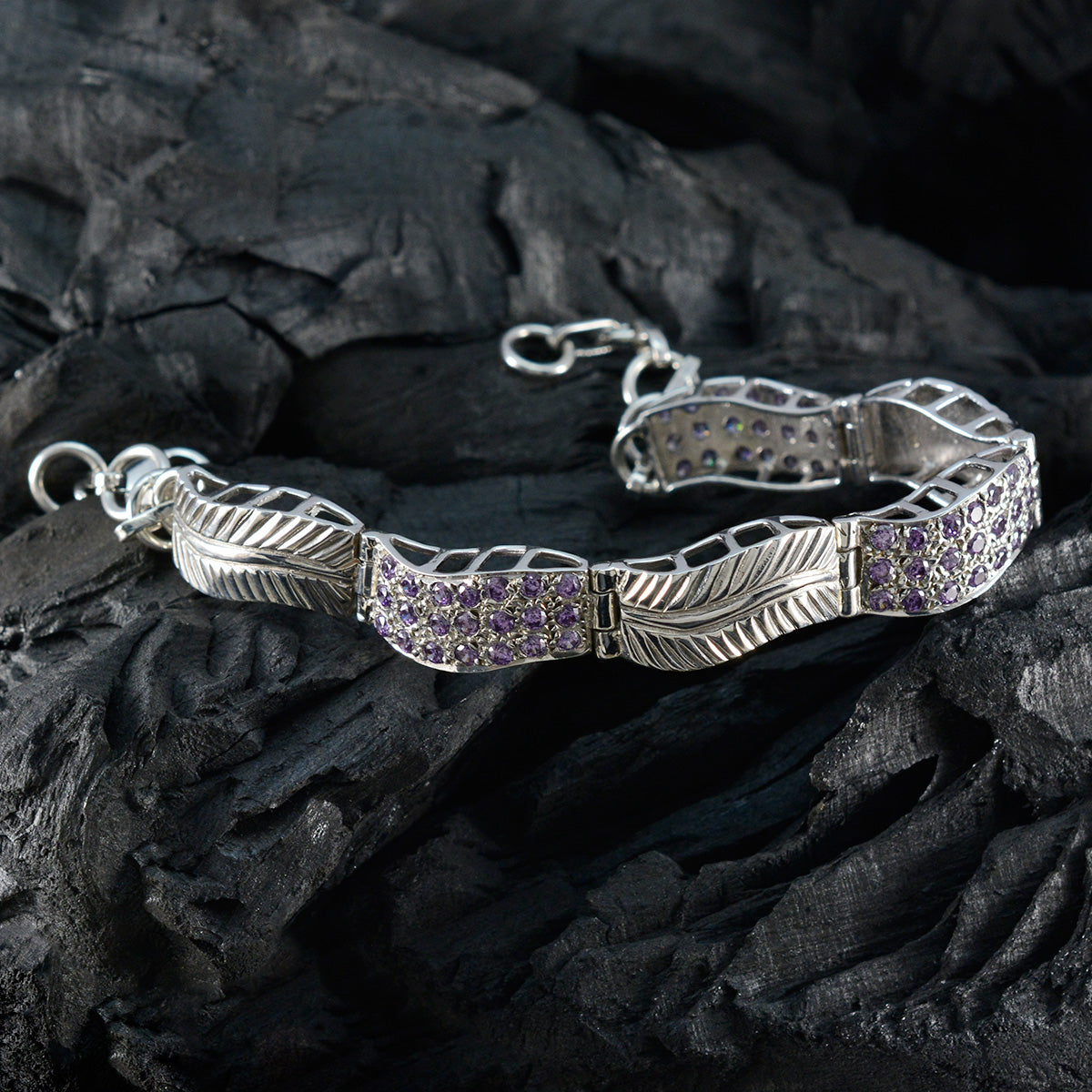 Addison Sentimental Versatile Purple Tennis Bracelet