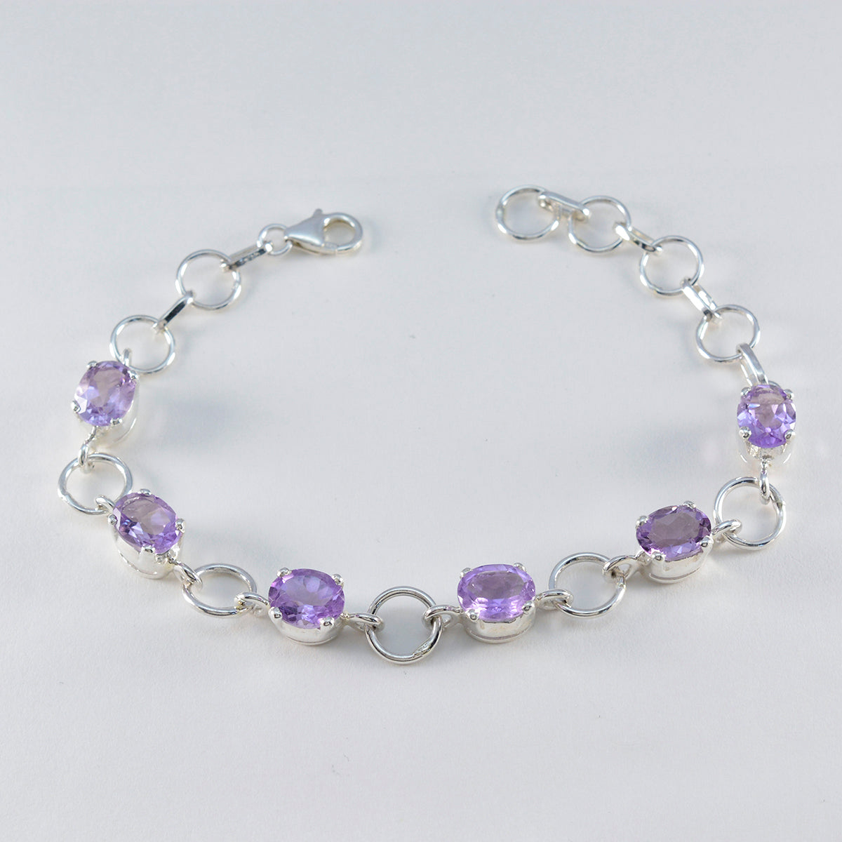 Tereza Red Carpet Slim Purple Links Bracelet