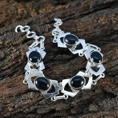 Aisha Achievement Minimal Black Links Bracelet