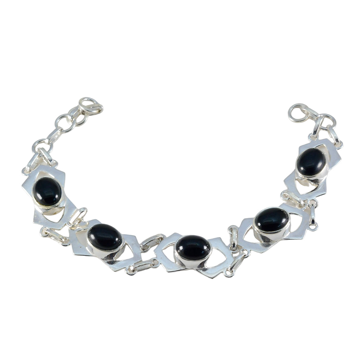Aisha Achievement Minimal Black Links Bracelet