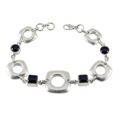 Isabella Daughters Day Classic Black Links Bracelet Black Onyx Black