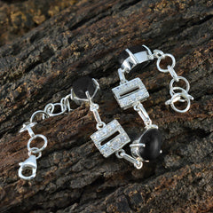 Alice Honor Slim Black Links Bracelet