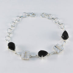 Alice Honor Slim Black Links Bracelet