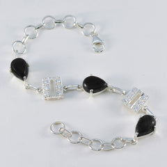 Alice Honor Slim Black Links Bracelet