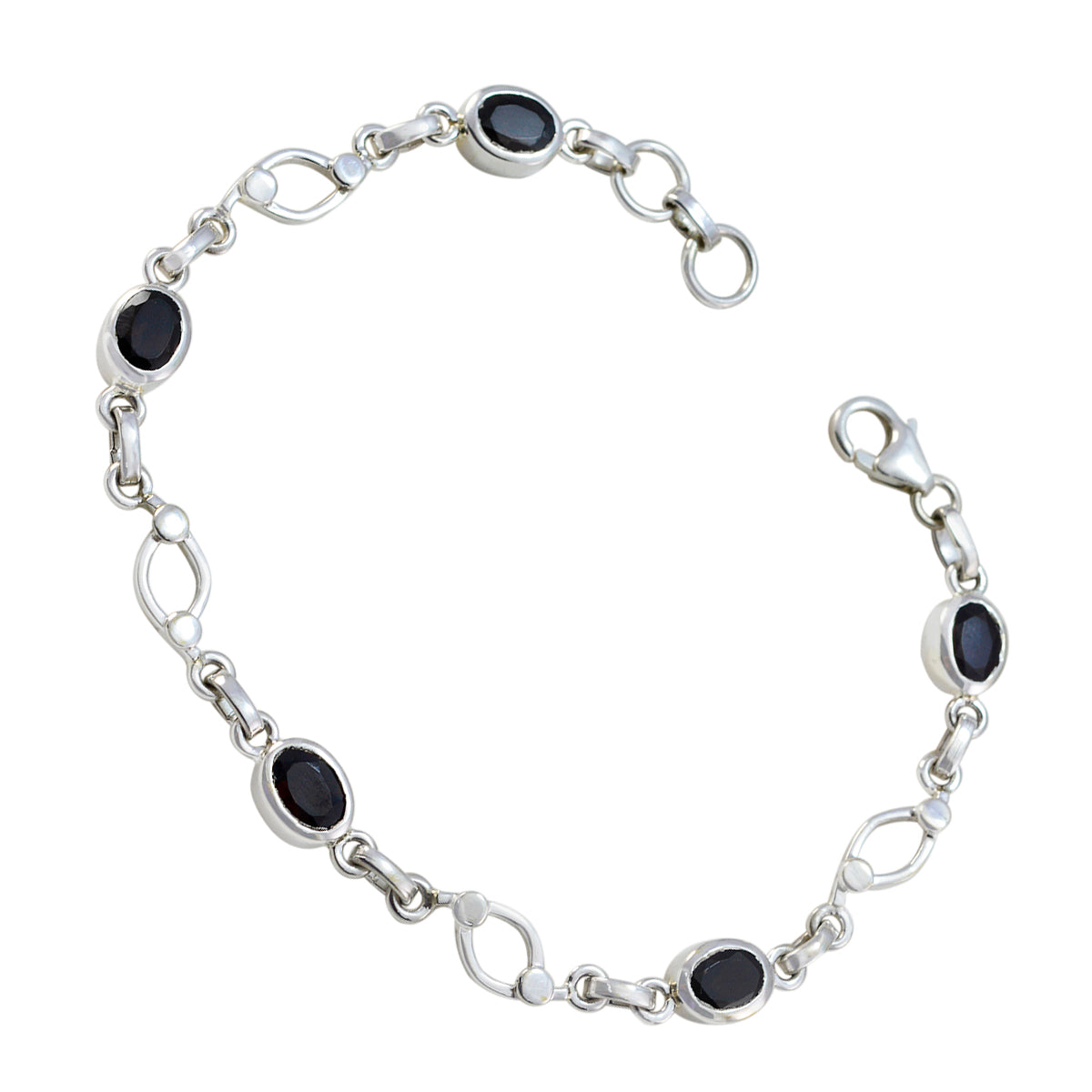 Ella Promotion Dainty Black Links Bracelet