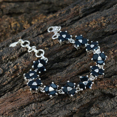 Camila Gift for Her Mid-weight Black Links Bracelet