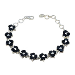 Camila Gift for Her Mid-weight Black Links Bracelet